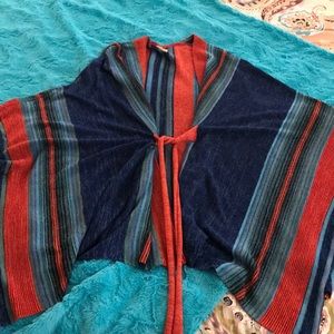Free people poncho sweater Brand new wot one size